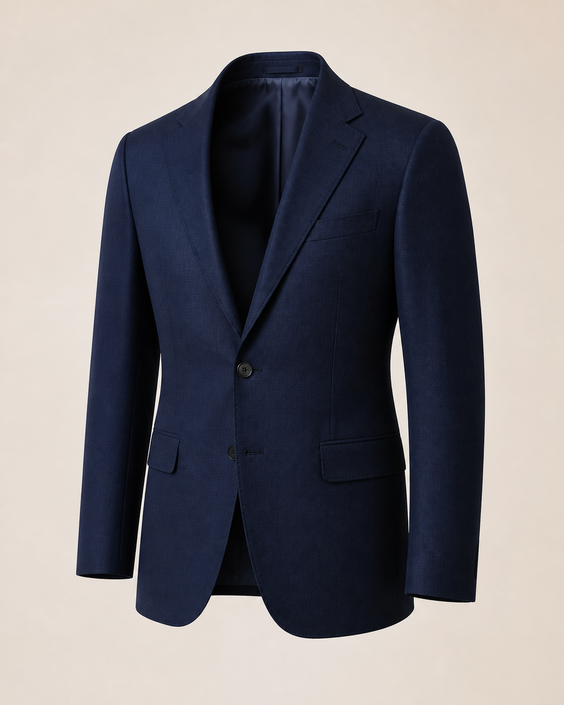 Yapılandırılmış Lacivert Blazer