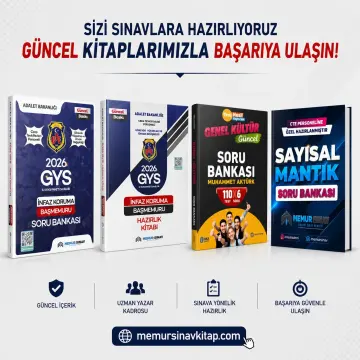2026 CTE GYS İNFAZ KORUMA BAŞMEMURU HAZIRLIK KİTABI + SORU BANKASI 4'LÜ SET