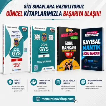 2026 CTE GYS ŞEF HAZIRLIK KİTABI + SORU BANKASI 4'LÜ SET (GÜNCEL SORU BANKASI)