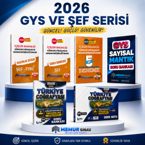İÇİŞLERİ ŞEF/VHKİ 6'LI SET